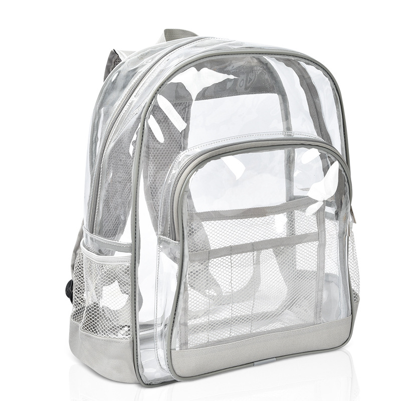 Custom Clear School Bag Transparent PVC Backpack