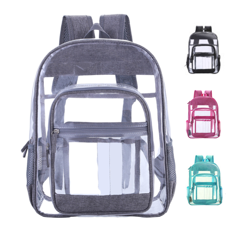 Transparent Clear PVC Backpack for School