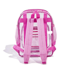 Clear PVC Lady Rucksack Daypack