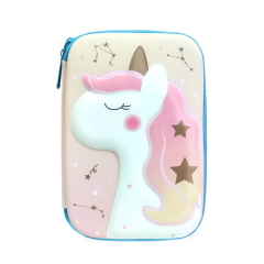 3D EVA Cartoon Unicorn Pencil Case Gift