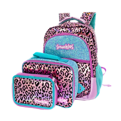 Waterproof Glitter School Bag Lunch Bag Set