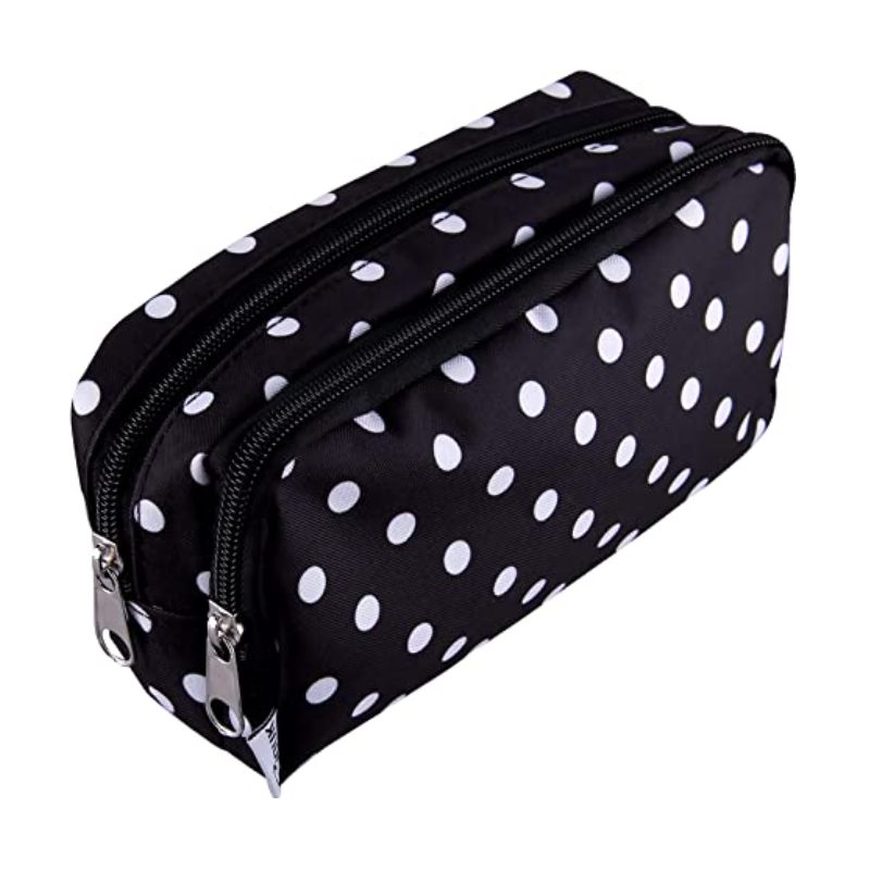 Large Capacity Canvas Stationery Bag Pencil Case