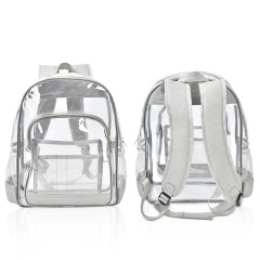 Custom Clear School Bag Transparent PVC Backpack