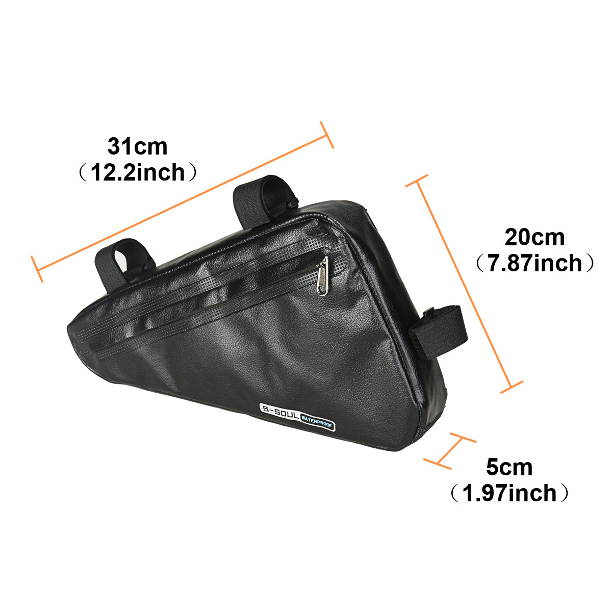 Triangle Bag Bicycle Under Top Tube Bag