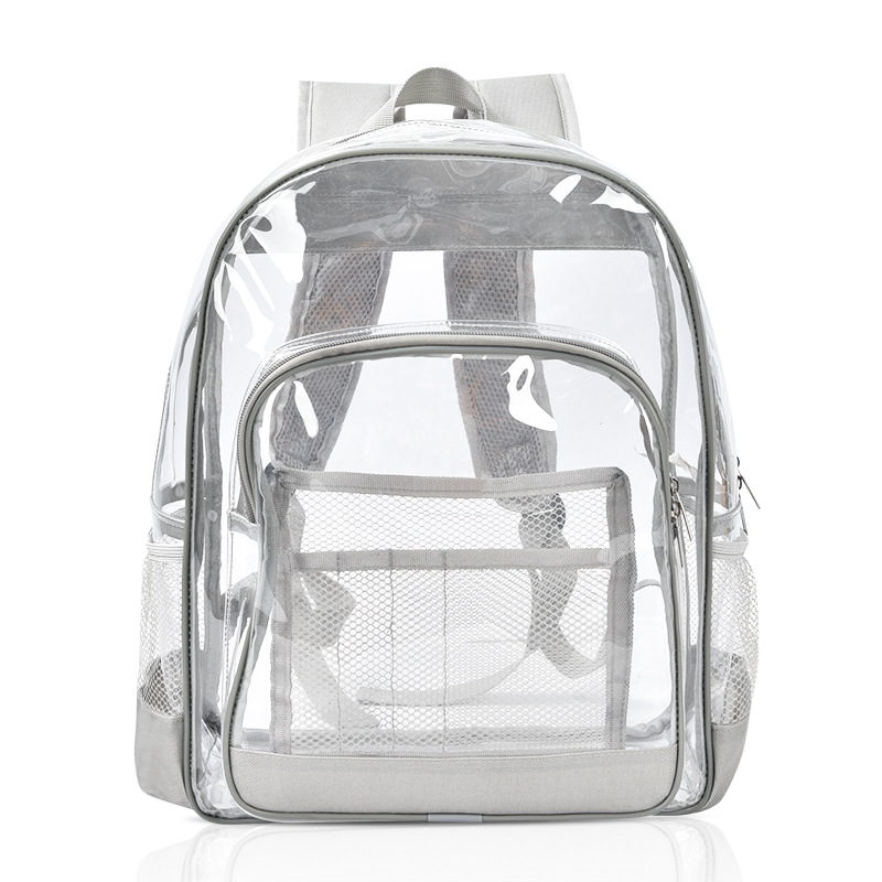 Custom Clear School Bag Transparent PVC Backpack