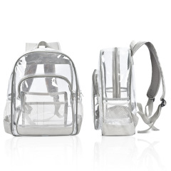 Custom Clear School Bag Transparent PVC Backpack