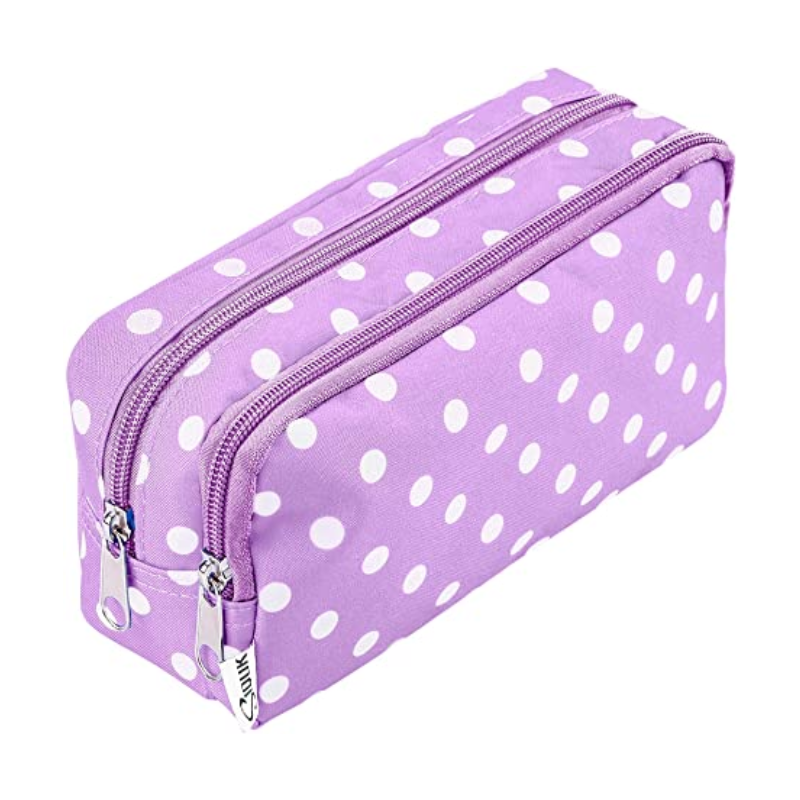 Large Capacity Canvas Stationery Bag Pencil Case