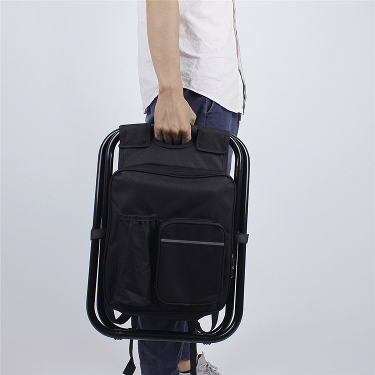 OEM Steel Backpack Fishing Folding Chair