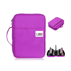 Custom Canvas Zipper Pencil Bag Case