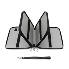 120 Slot Pencil Holder Deluxe PU Pencil Box