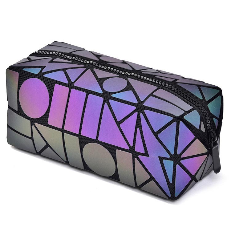 Geometric Foldable Pencil Case Stationery Bag