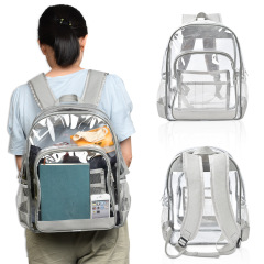 Custom Clear School Bag Transparent PVC Backpack