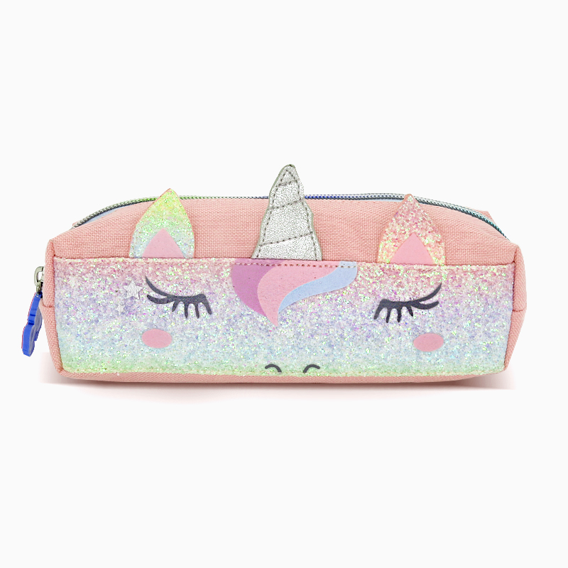 BSCI Manufacturer Unicorn Pencil Case Bag for School