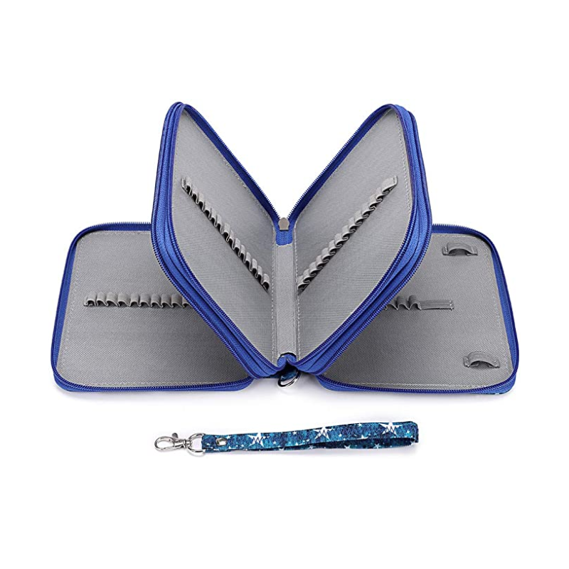 Canvas 72 Slots Handy Pencil Holders Stationery Pouch
