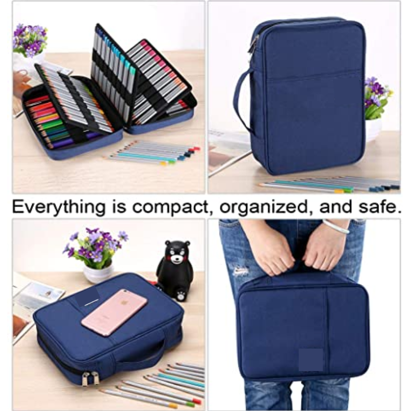 Custom Canvas Zipper Pencil Bag Case