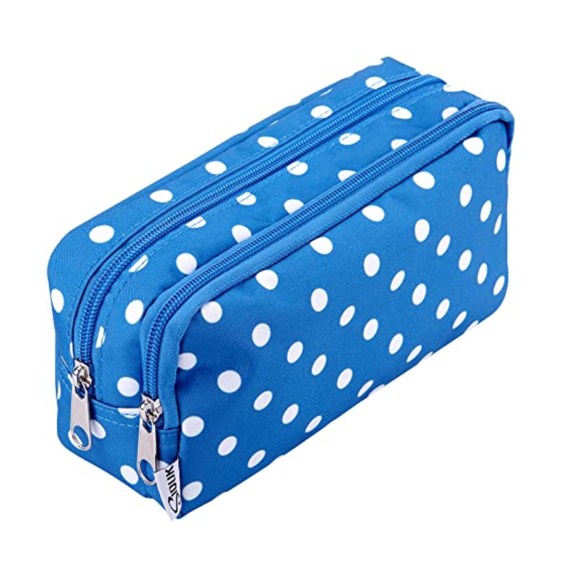 Large Capacity Canvas Stationery Bag Pencil Case