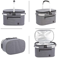 Insulated Lunch Basket Bag
