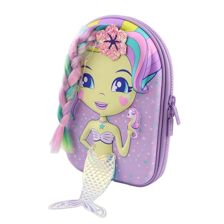 Smiggle Hardtop 3D Eva Mermaid Pencil Case