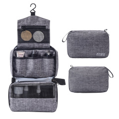 Foldable Cosmetic Bag Hanging Hook Makeup Bag