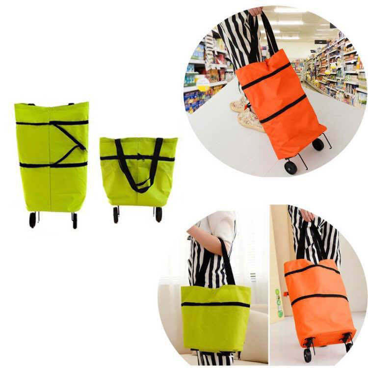 Reusable Foldable Shopping Trolley Bags