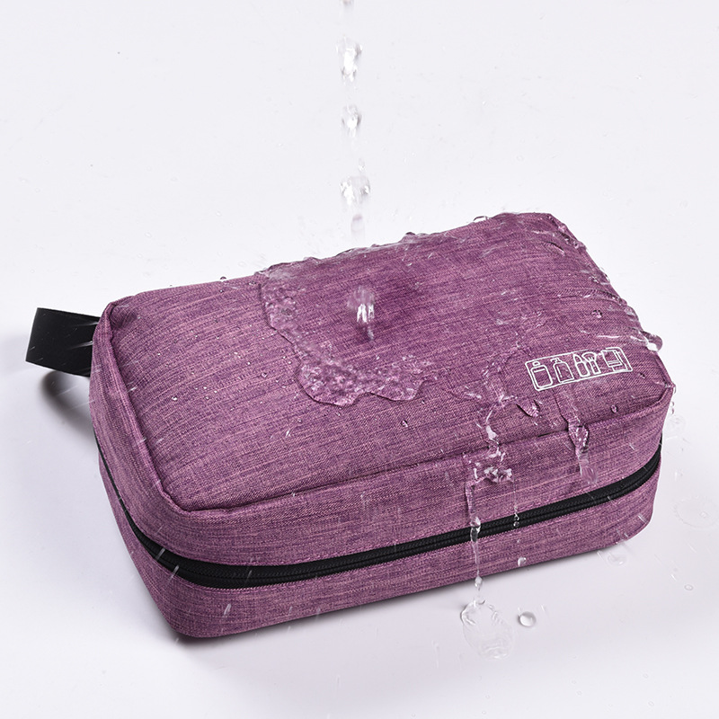 Foldable Cosmetic Bag Hanging Hook Makeup Bag