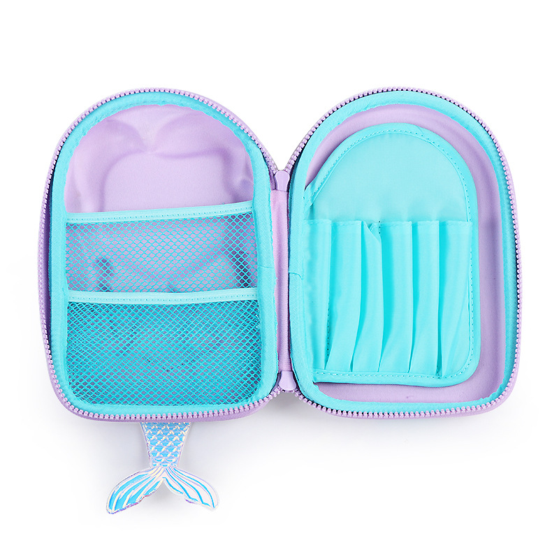 Smiggle Hardtop 3D Eva Mermaid Pencil Case