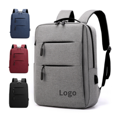 Custom Logo USB Charger Bookbag