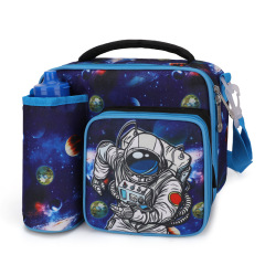 Kids Unicorn Lunch Tote Bag with Bottle Holder