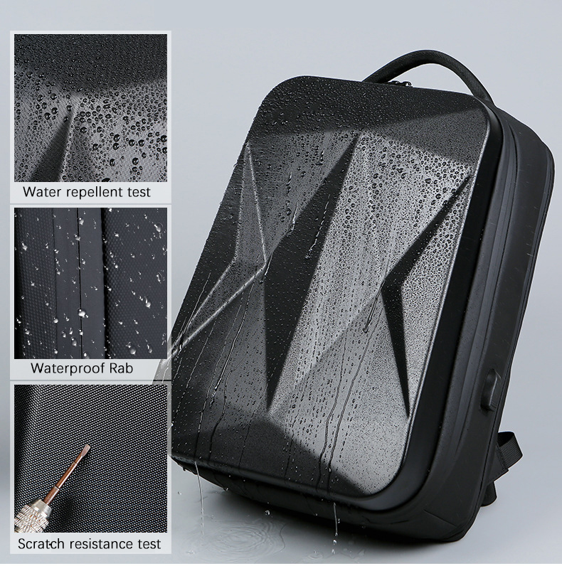 Hard Shell Motorcycle Laptop Backpack