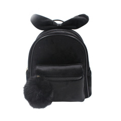 Corduroy Mini Pom-poms Backpack
