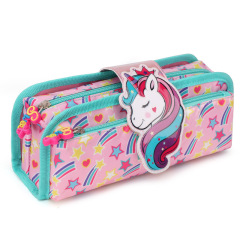 Multiple Pockets Pencil Pouch Bag