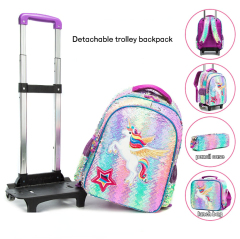 Detachable Trolley School Bags