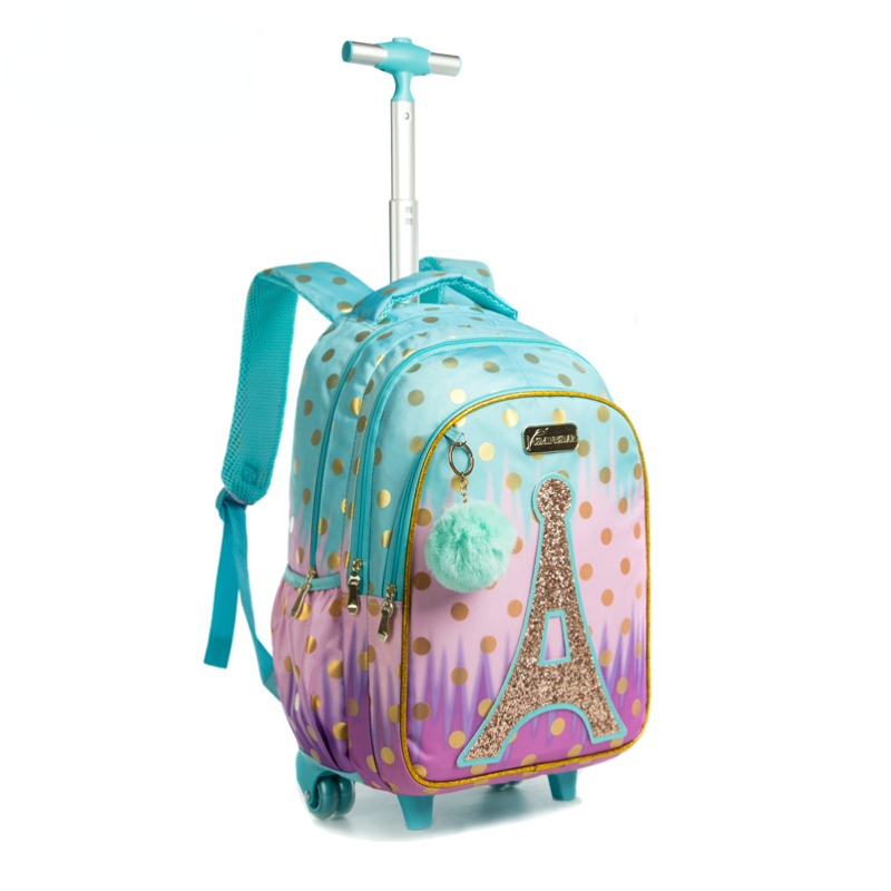 Rolling Backpack with Wheels