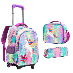 Detachable Trolley School Bags