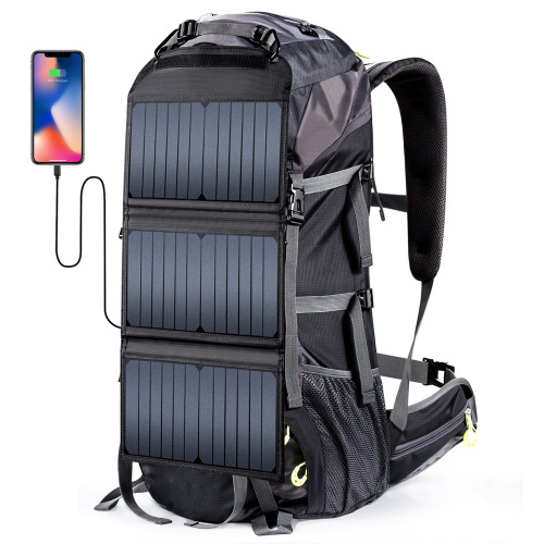 Solar Charged Hiking Backpack