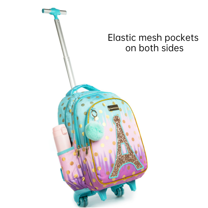 Rolling Backpack with Wheels