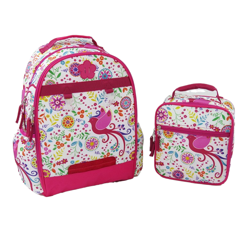 Printed Backpack Set