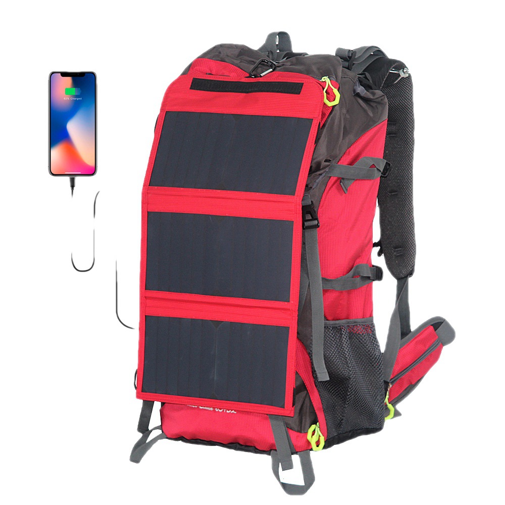 Solar Charged Hiking Backpack