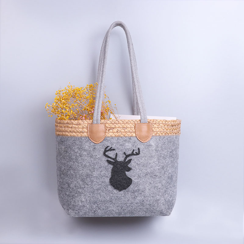 Felt Shopping Tote Bag