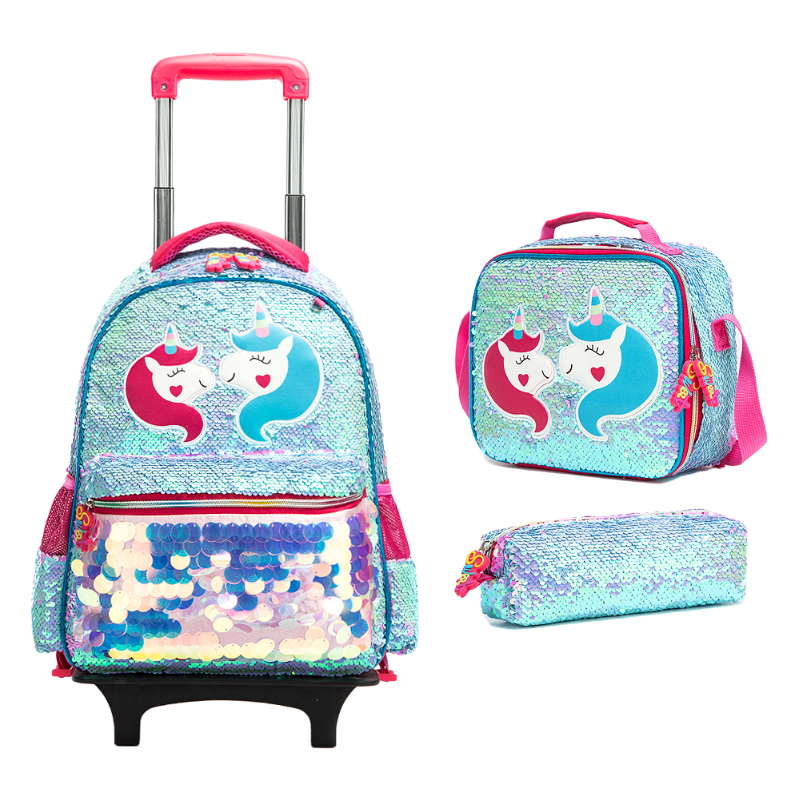 Detachable Trolley School Bags