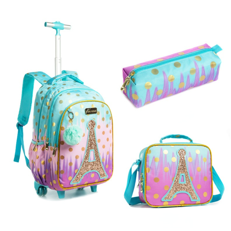 Rolling Backpack with Wheels