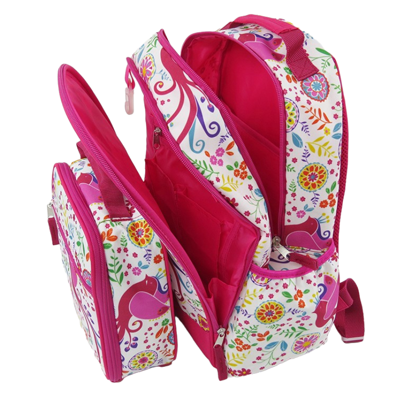 Printed Backpack Set