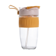 11 oz Lock Cup Glass Water Bottle