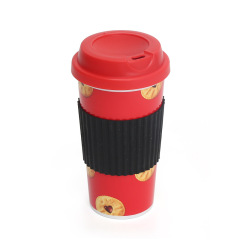 16 oz Cork Coffee Cup Food Grade PP