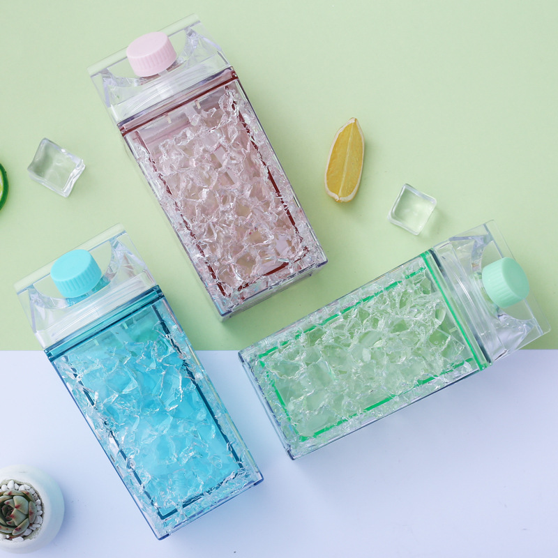AS Square Double Layer Water Bottle