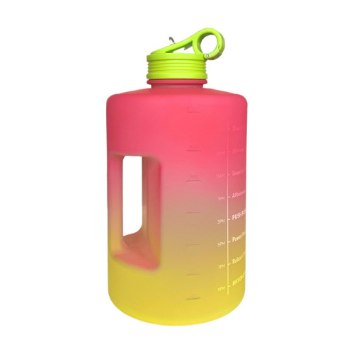 Gradient PETG Fitness Bucket 1 Gallon Sport Bottle