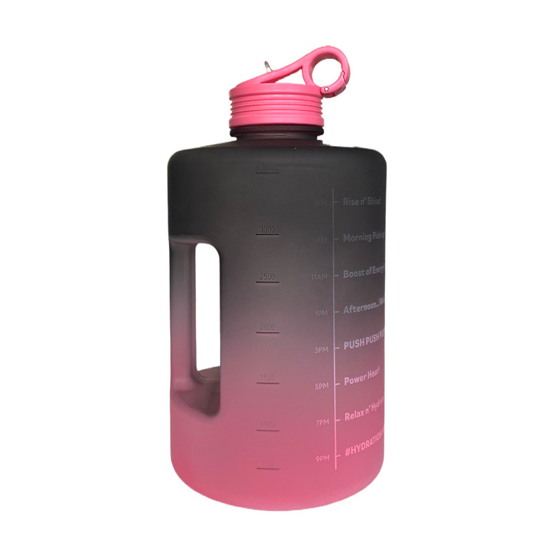 Gradient PETG Fitness Bucket 1 Gallon Sport Bottle