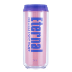 14 oz Cola Can Double Layer Plastic Ice Cup