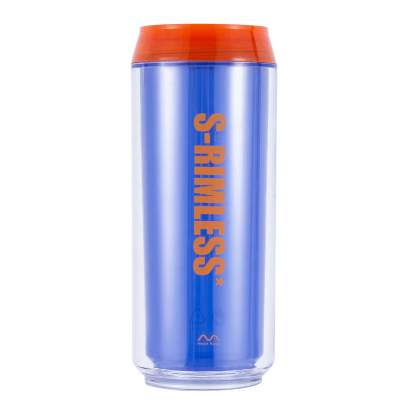 14 oz Cola Can Double Layer Plastic Ice Cup