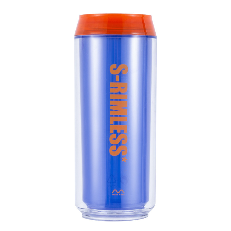14 oz Cola Can Double Layer Plastic Ice Cup
